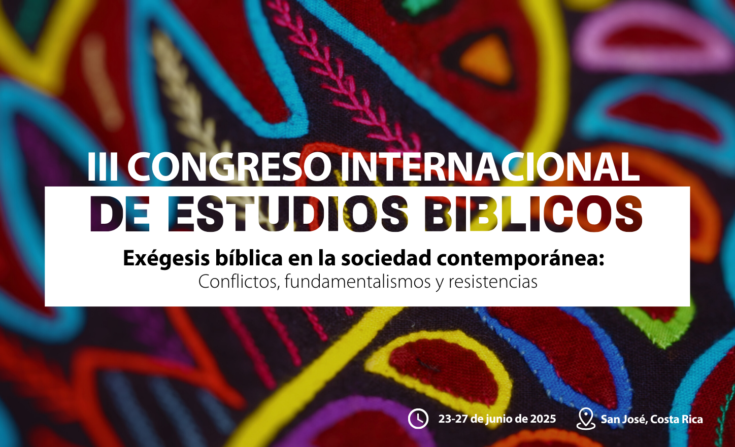 III Congreso Internacional de Estudios Bíblicos